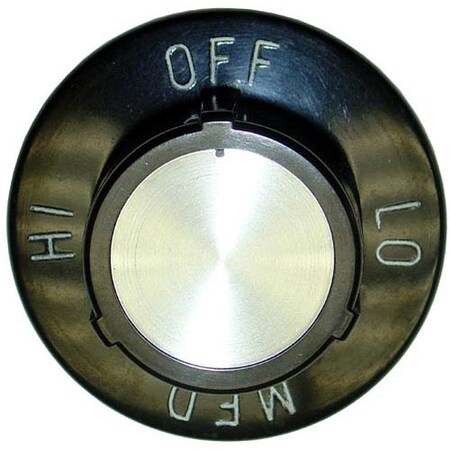Star Manufacturing Knob 2-1/2 D, Off-Lo-Med-Hi 2R9305